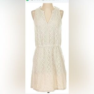 Splendid Cream Eyelet Dress